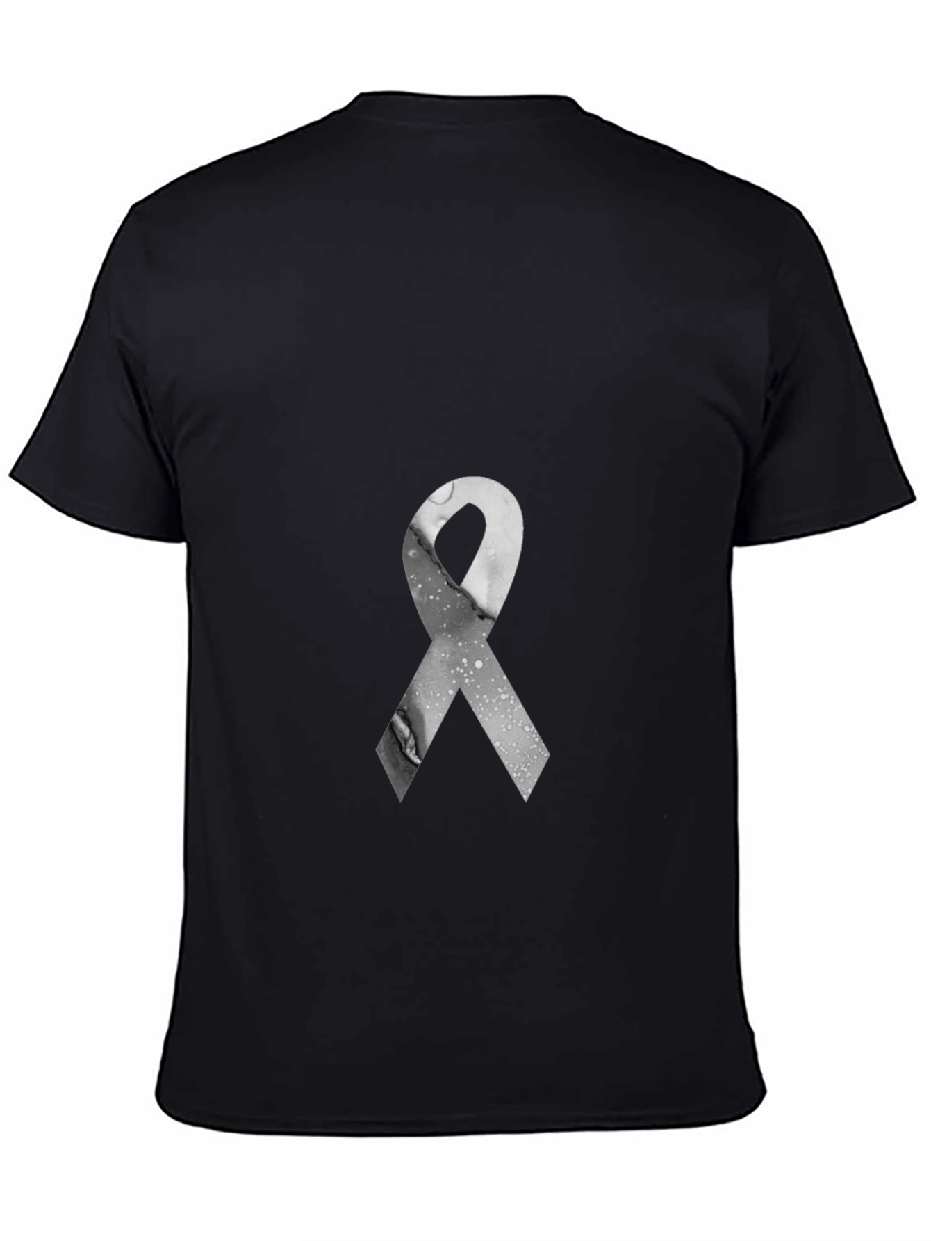 Awareness Ribbon Graphic Tee - Unisex Black T-Shirt