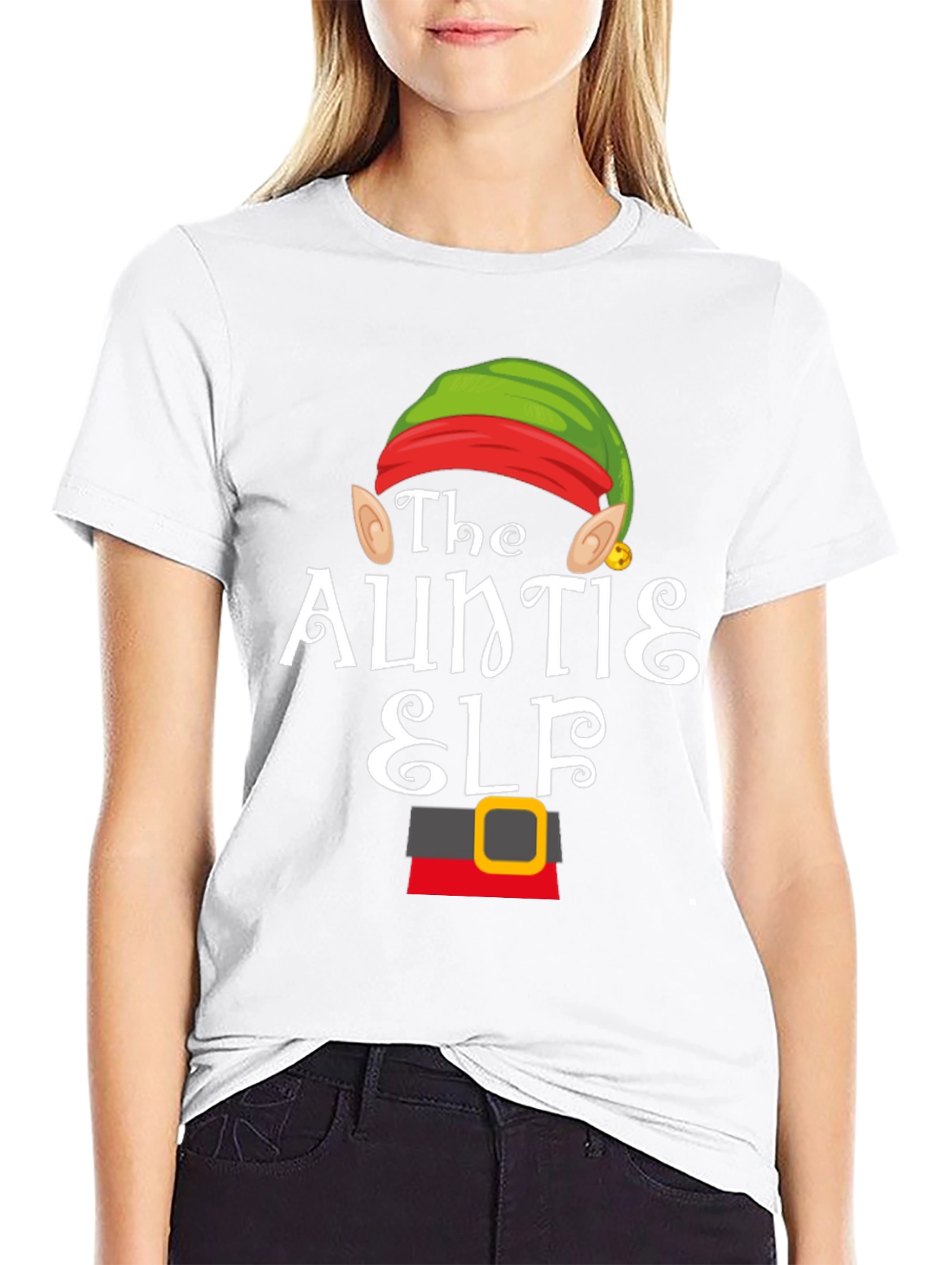Auntie Elf Christmas T-Shirt