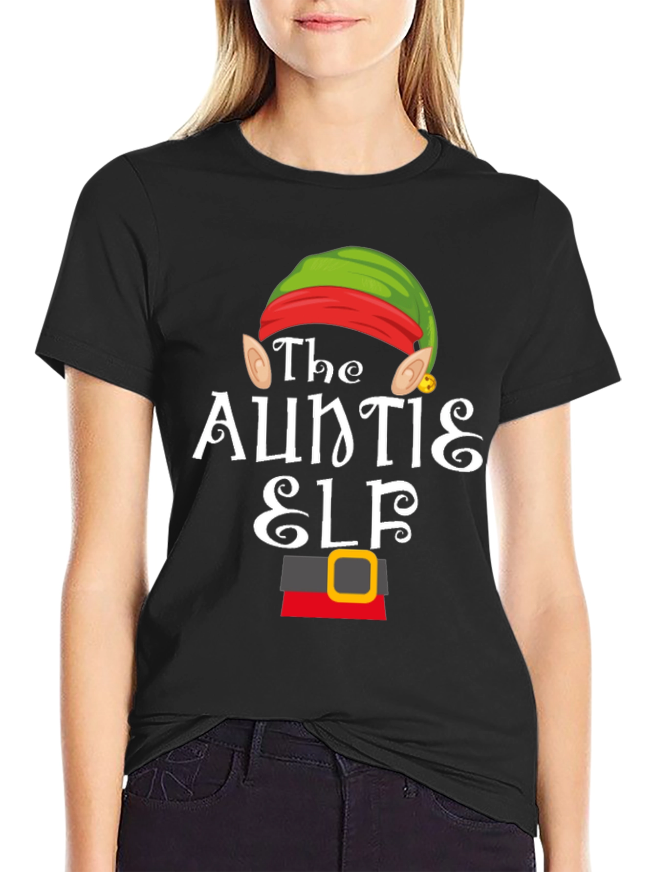 Auntie Elf Christmas T-Shirt