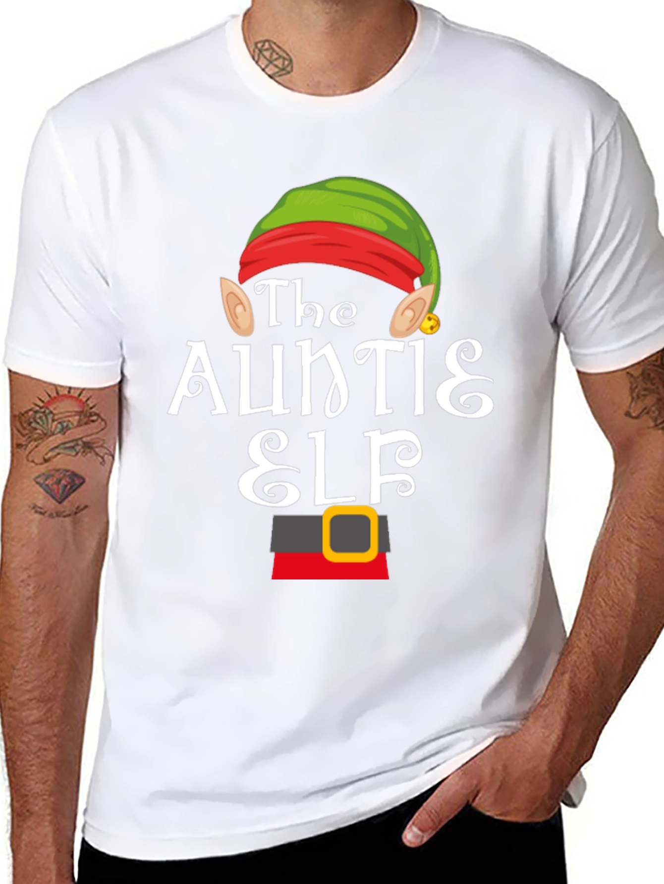 Auntie Elf Christmas T-Shirt