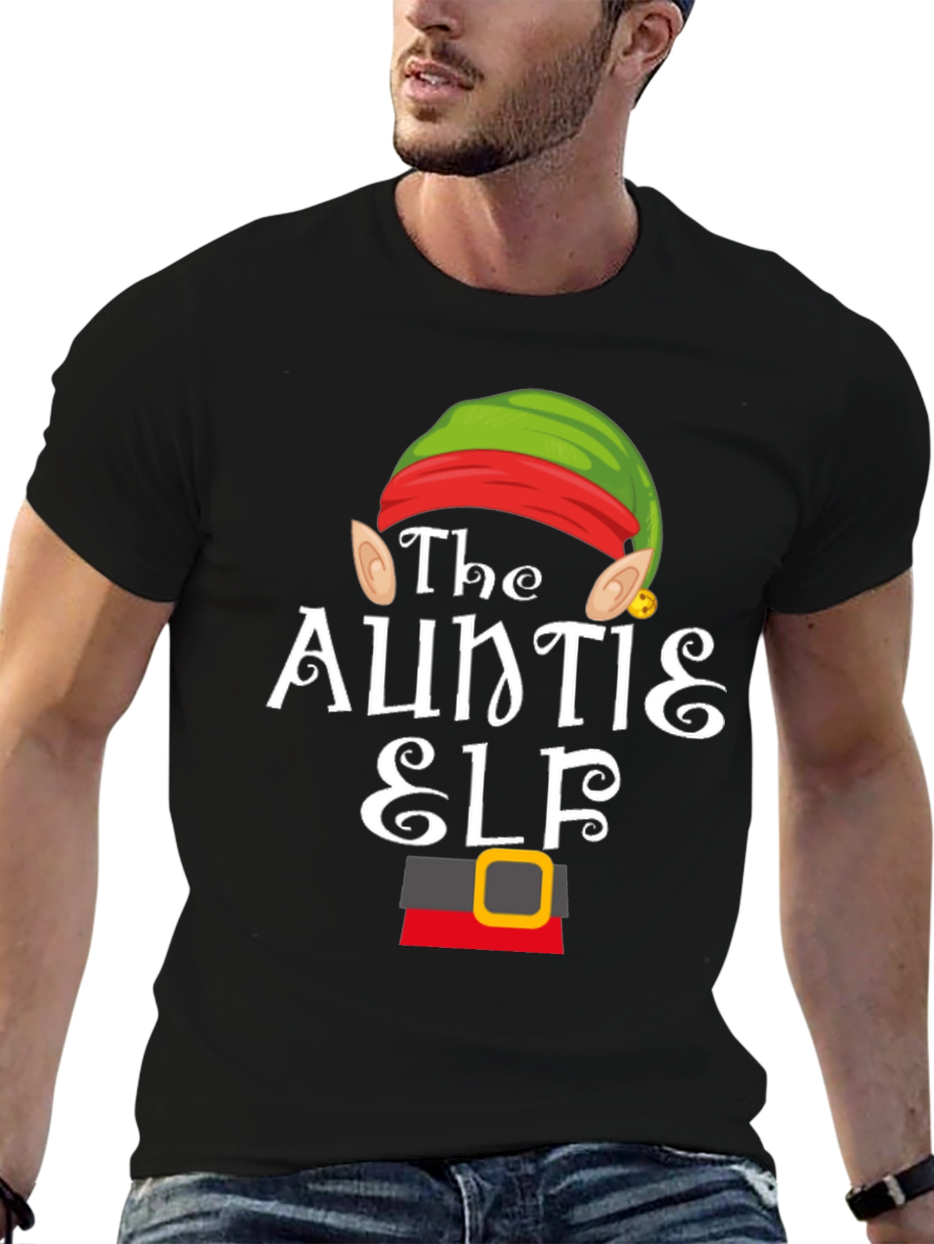 Auntie Elf Christmas T-Shirt