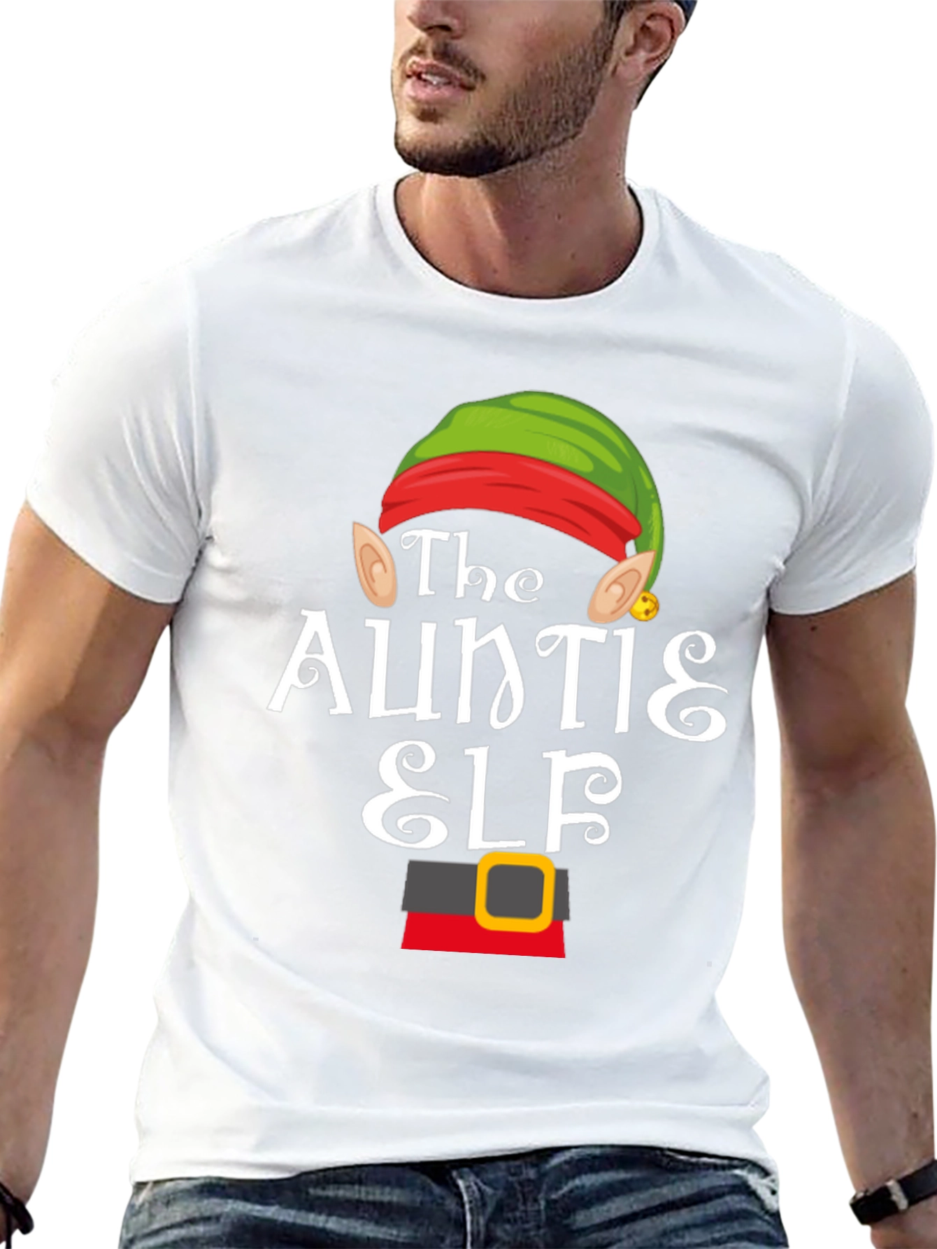 Auntie Elf Christmas T-Shirt