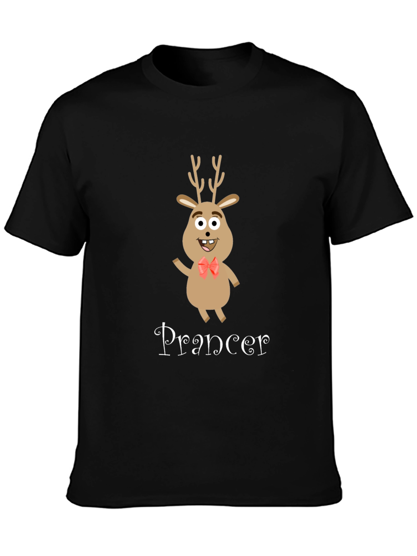 Prancer Reindeer Graphic Tee