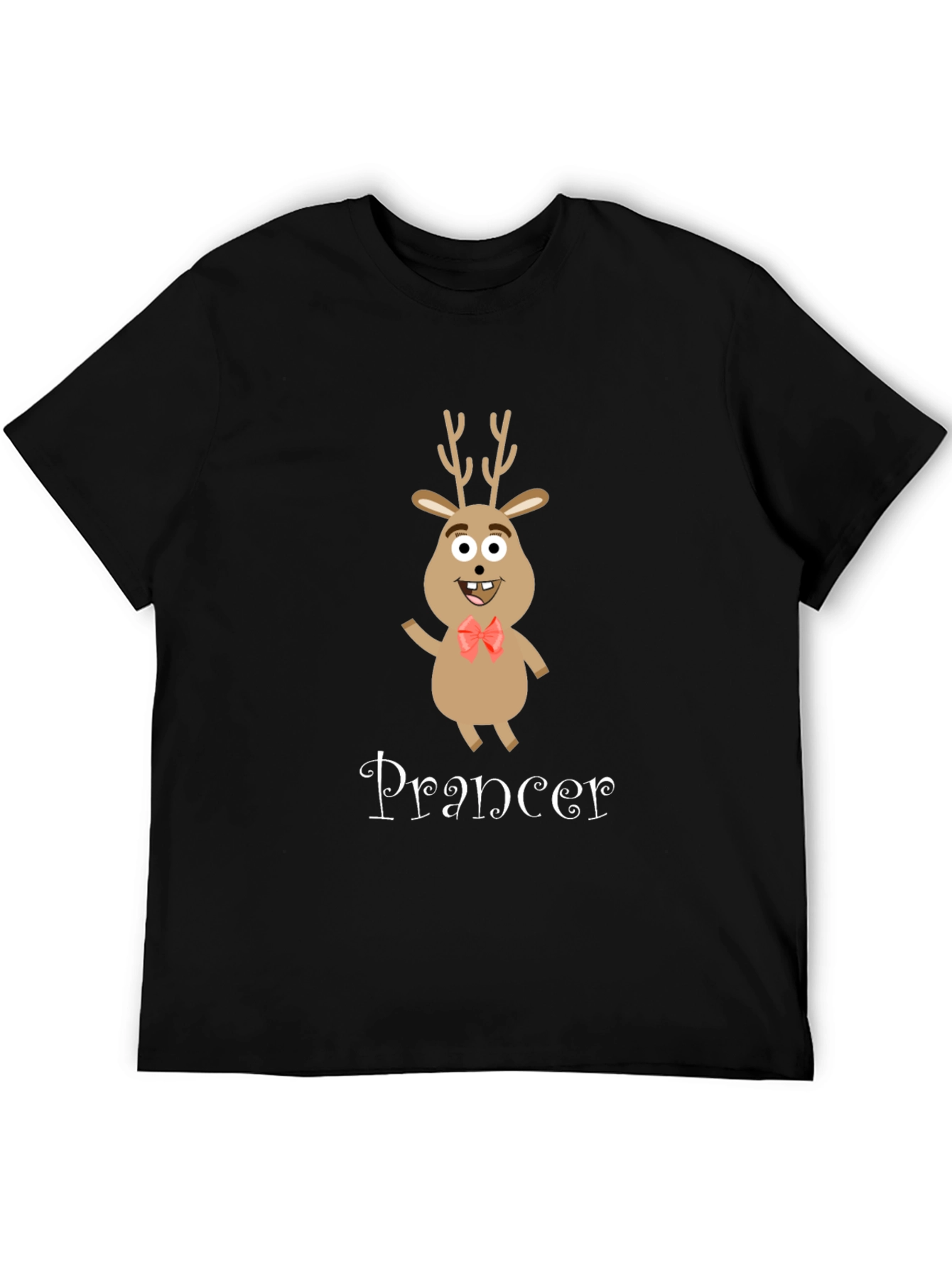 Prancer Reindeer Graphic Tee