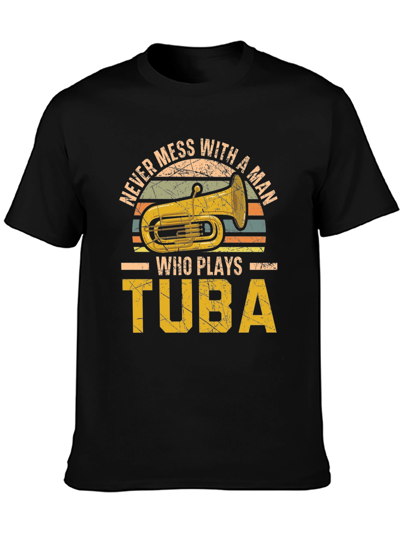 Tuba Player Graphic Tee - Musician T-Shirt