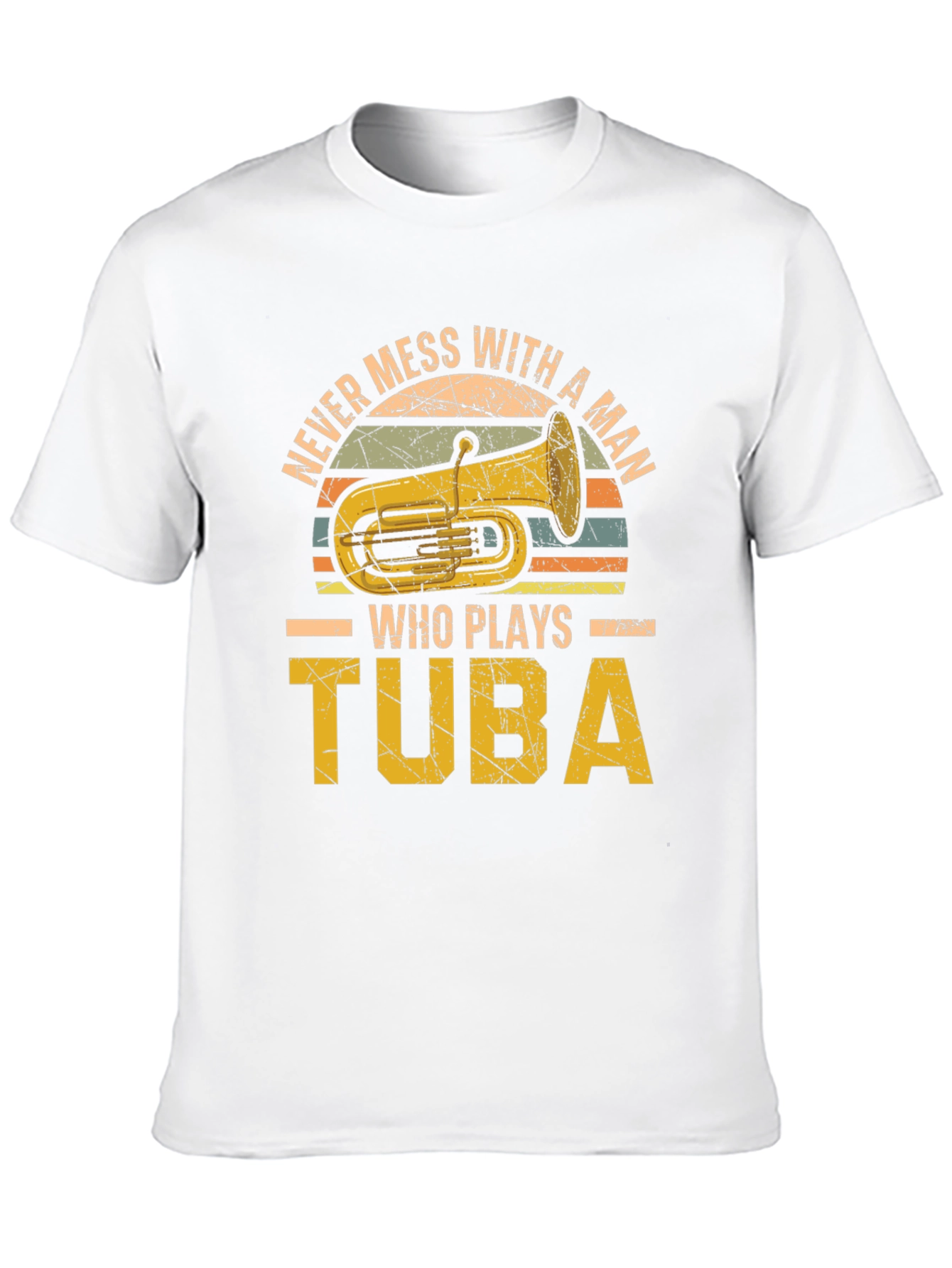 Tuba Player Graphic Tee - Musician T-Shirt