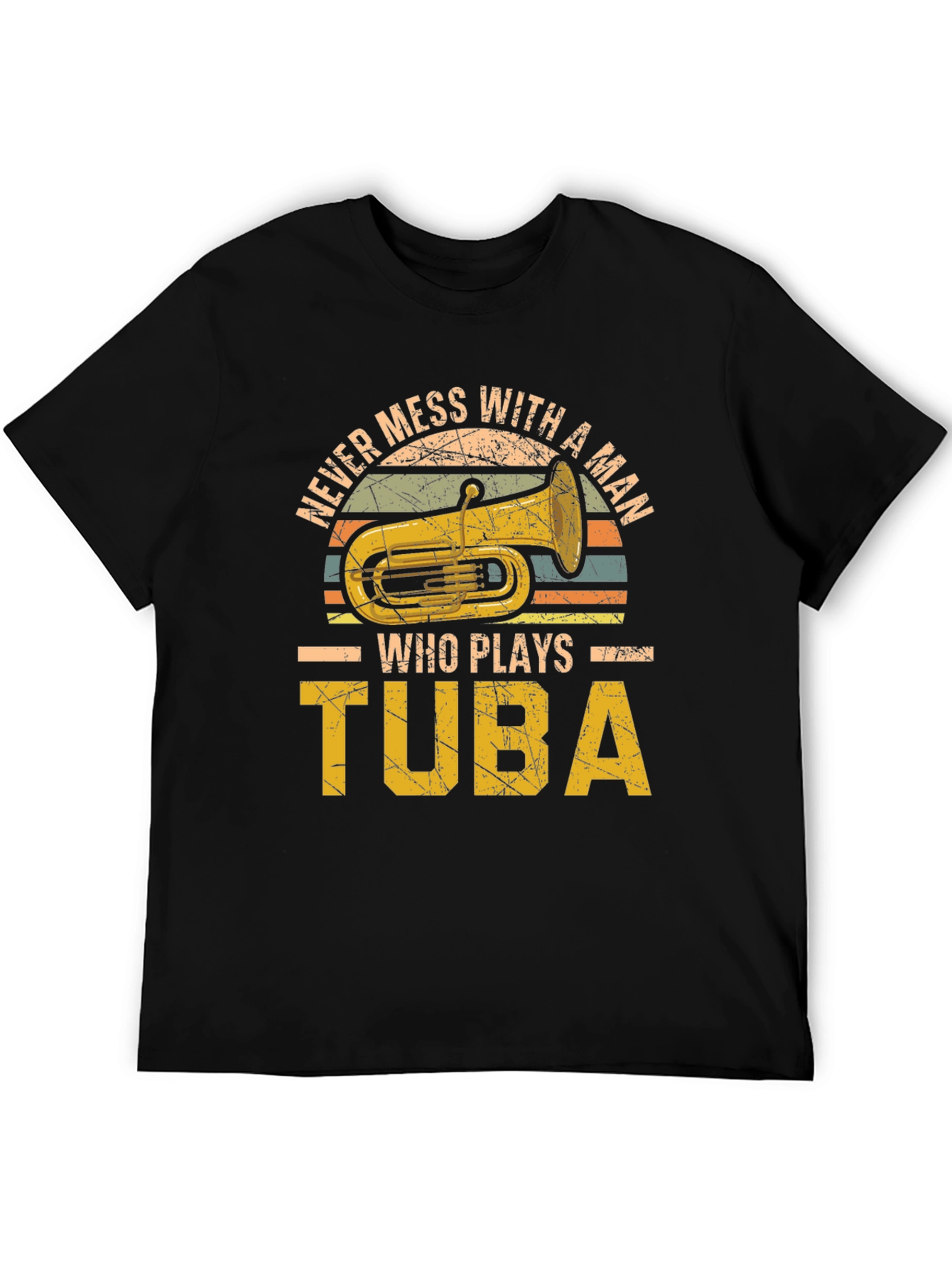 Tuba Player Graphic Tee - Musician T-Shirt
