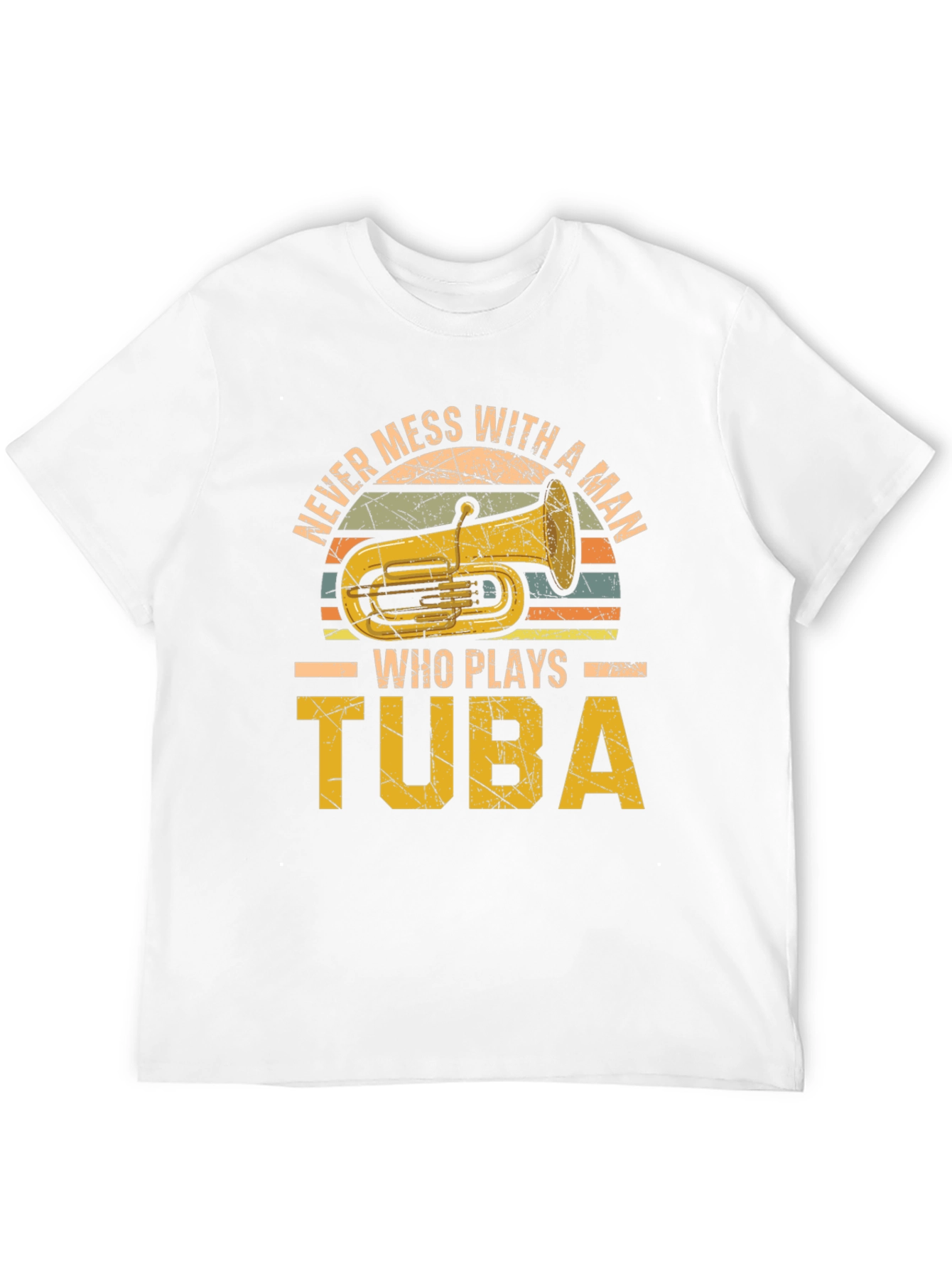 Tuba Player Graphic Tee - Musician T-Shirt