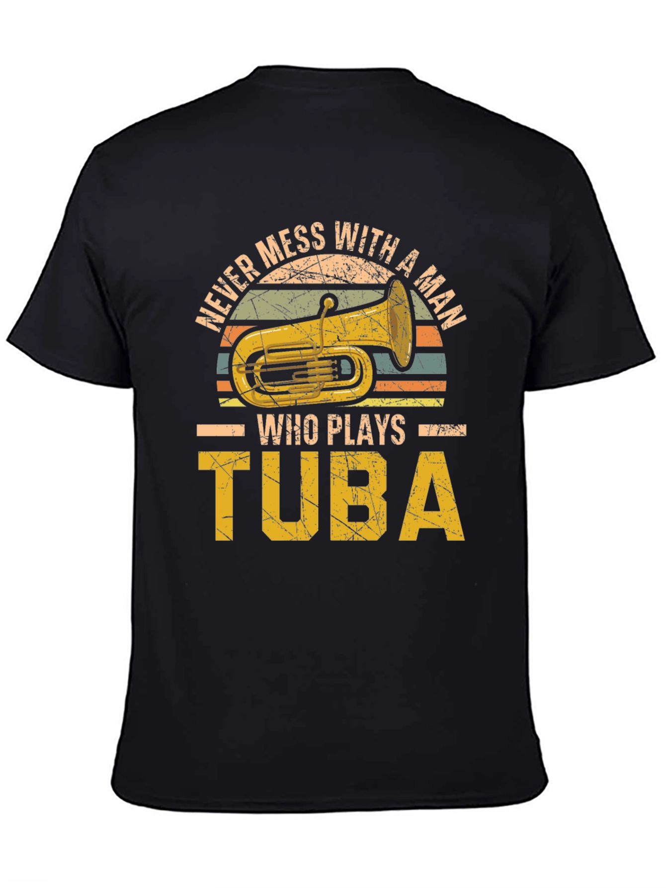 Tuba Player Graphic Tee - Musician T-Shirt