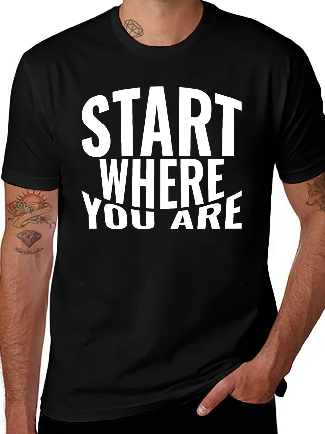Start Where You Are Graphic T-Shirt