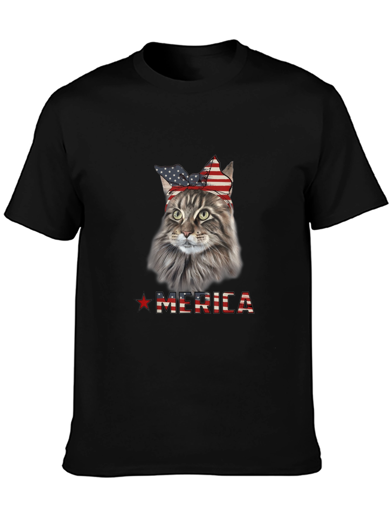 Patriotic Cat Merica T-Shirt
