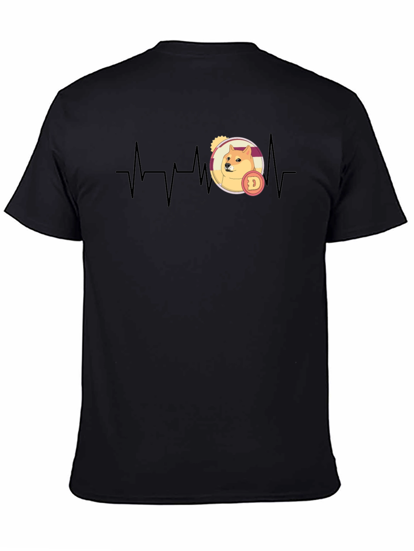 Doge Heartbeat T-Shirt Crypto HODL Tee