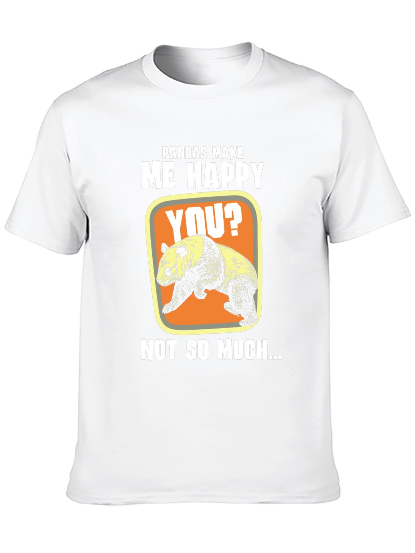 Pandas Make Me Happy T-Shirt Funny Panda Tee