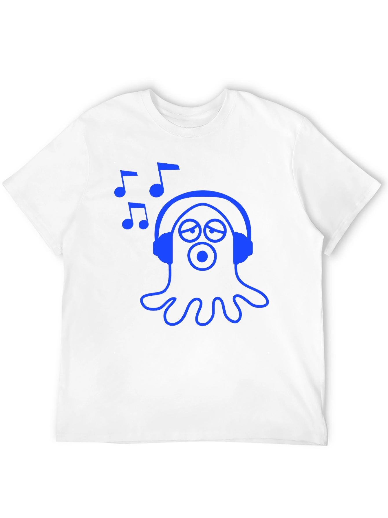 Cool Octopus DJ Graphic Tee - Black Cotton T-Shirt