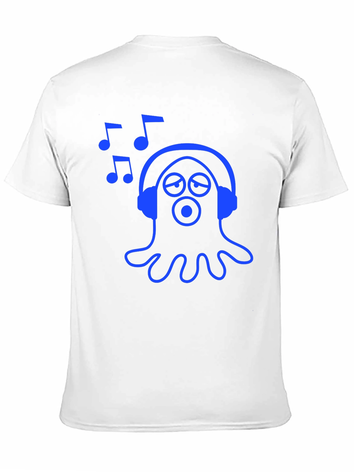 Cool Octopus DJ Graphic Tee - Black Cotton T-Shirt