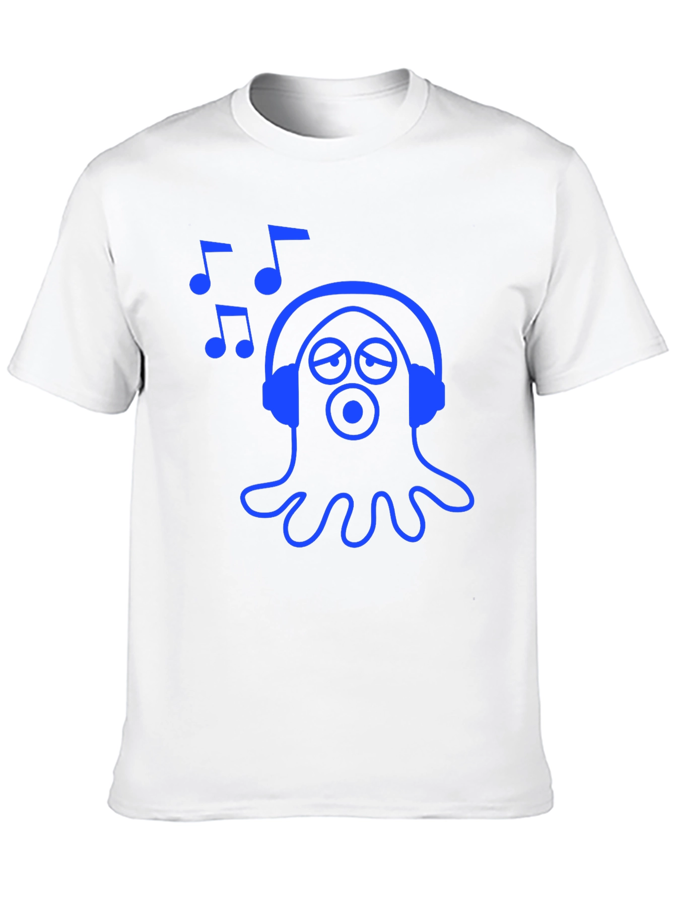 Cool Octopus DJ Graphic Tee - Black Cotton T-Shirt