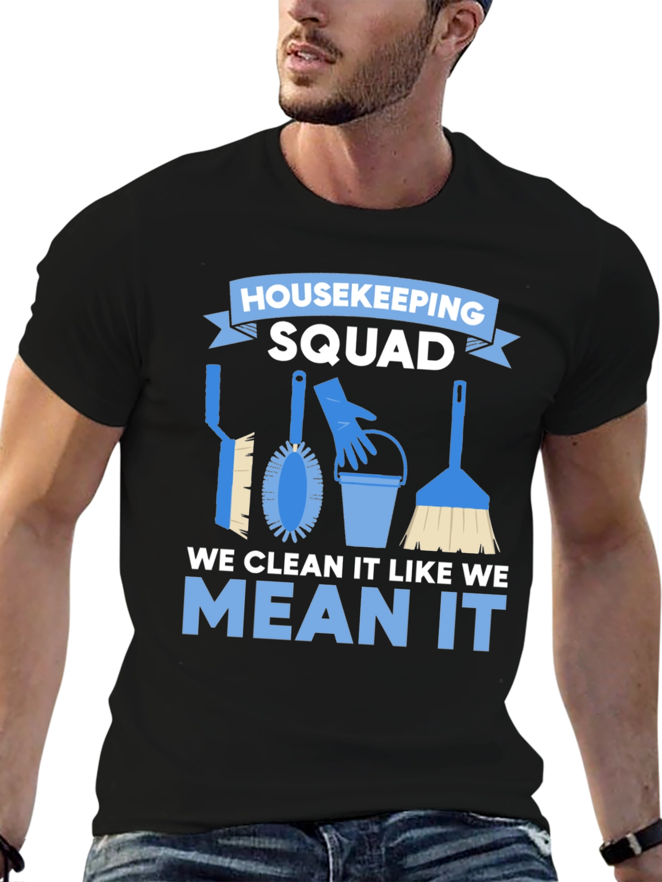 Housekeeping Squad T-Shirt - Cleaning Crew Apparel