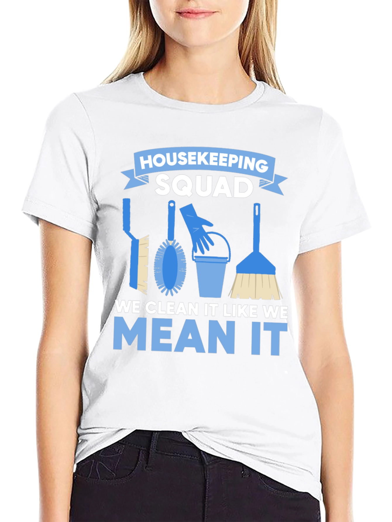 Housekeeping Squad T-Shirt - Cleaning Crew Apparel