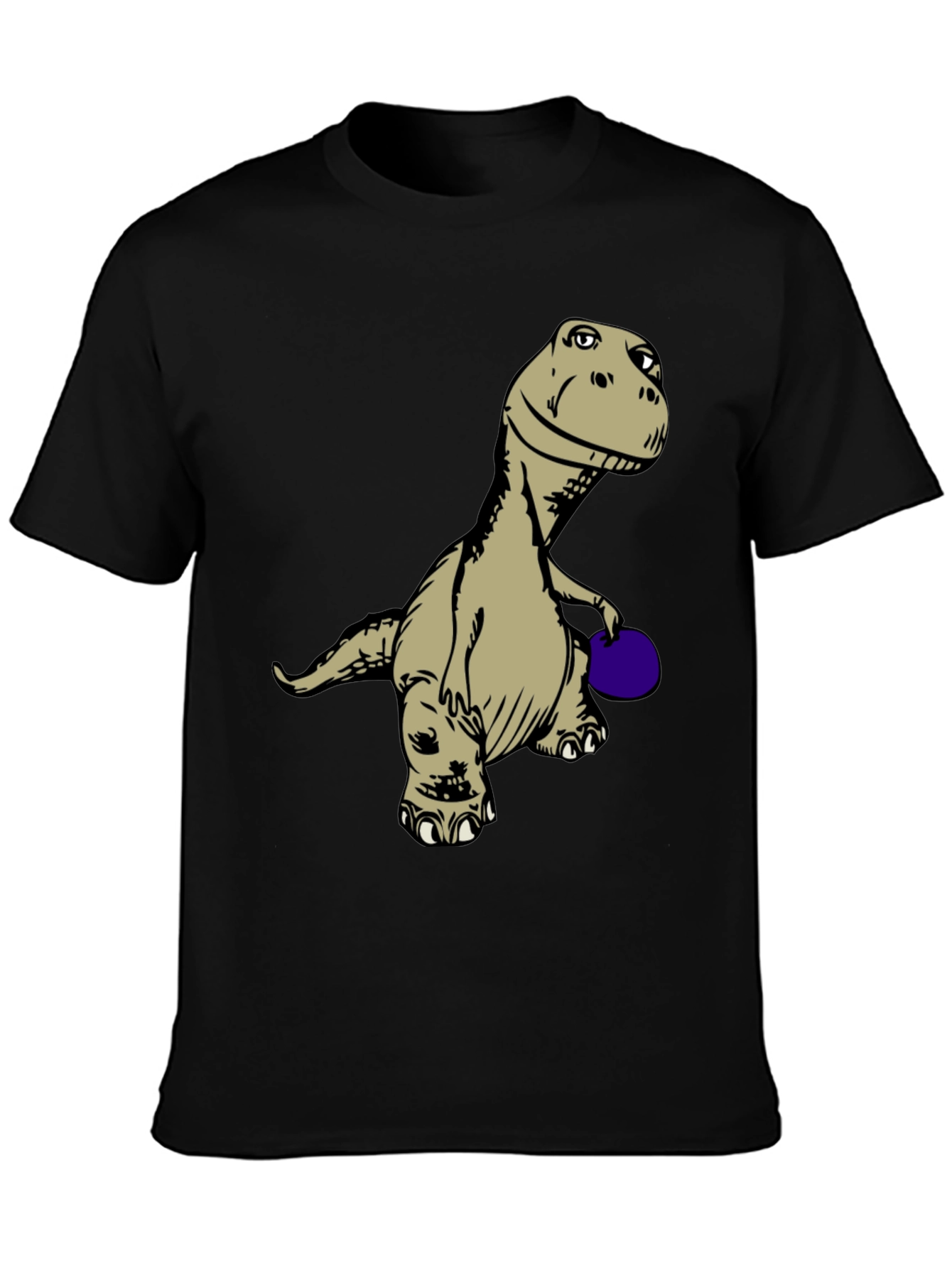 Dinosaur Bowling T-Shirt - Novelty Graphic Tee