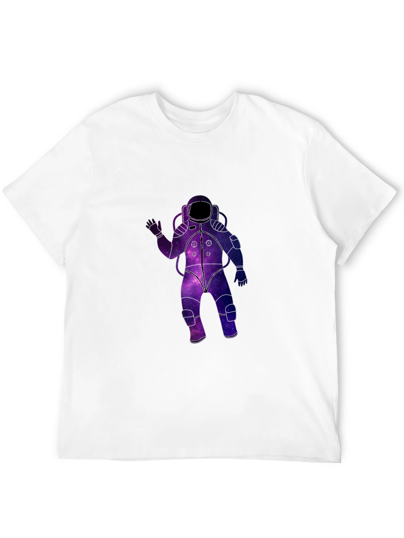 Galaxy Astronaut Black T-Shirt