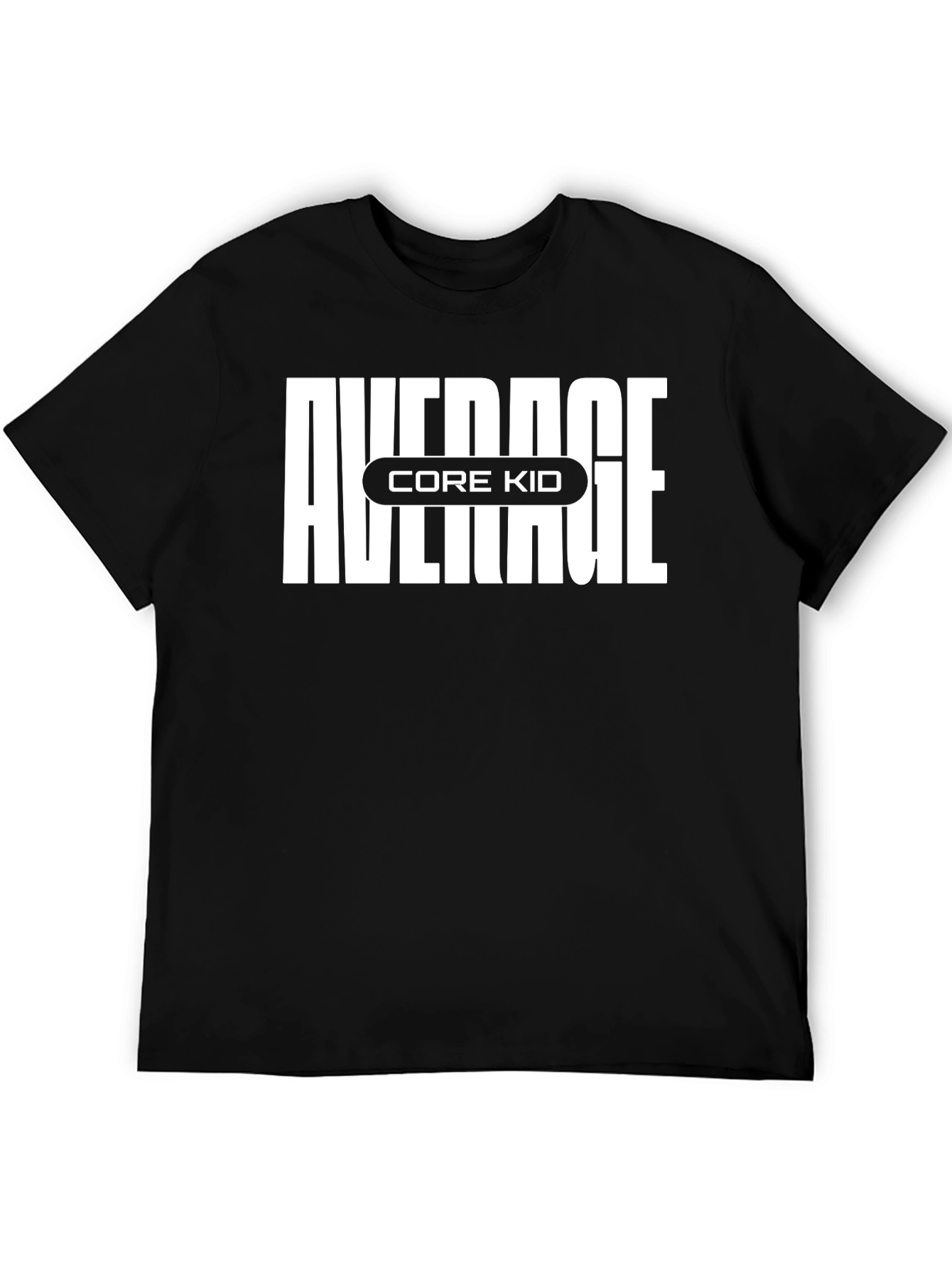 Average Core Kid Black T-Shirt