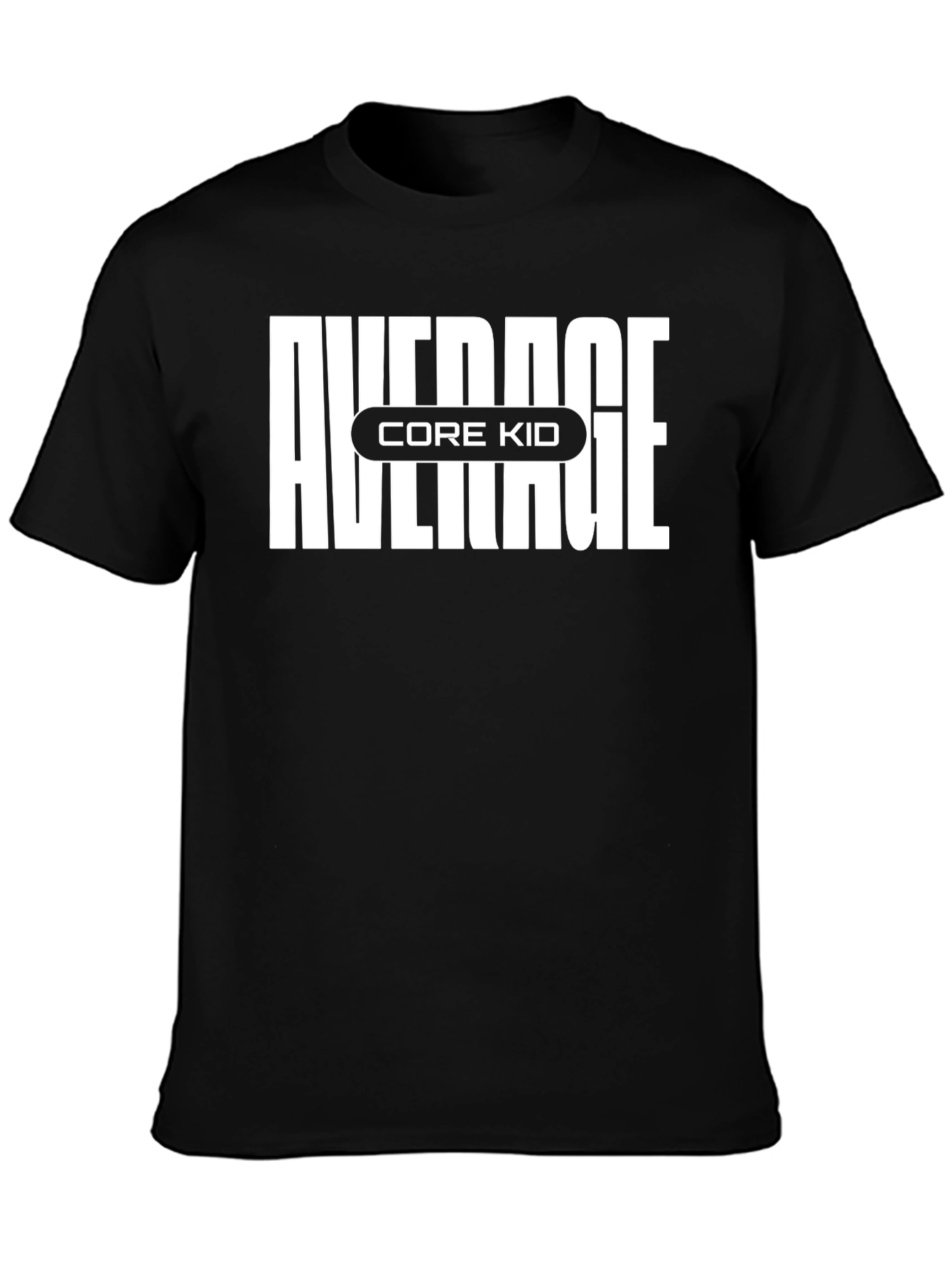 Average Core Kid Black T-Shirt