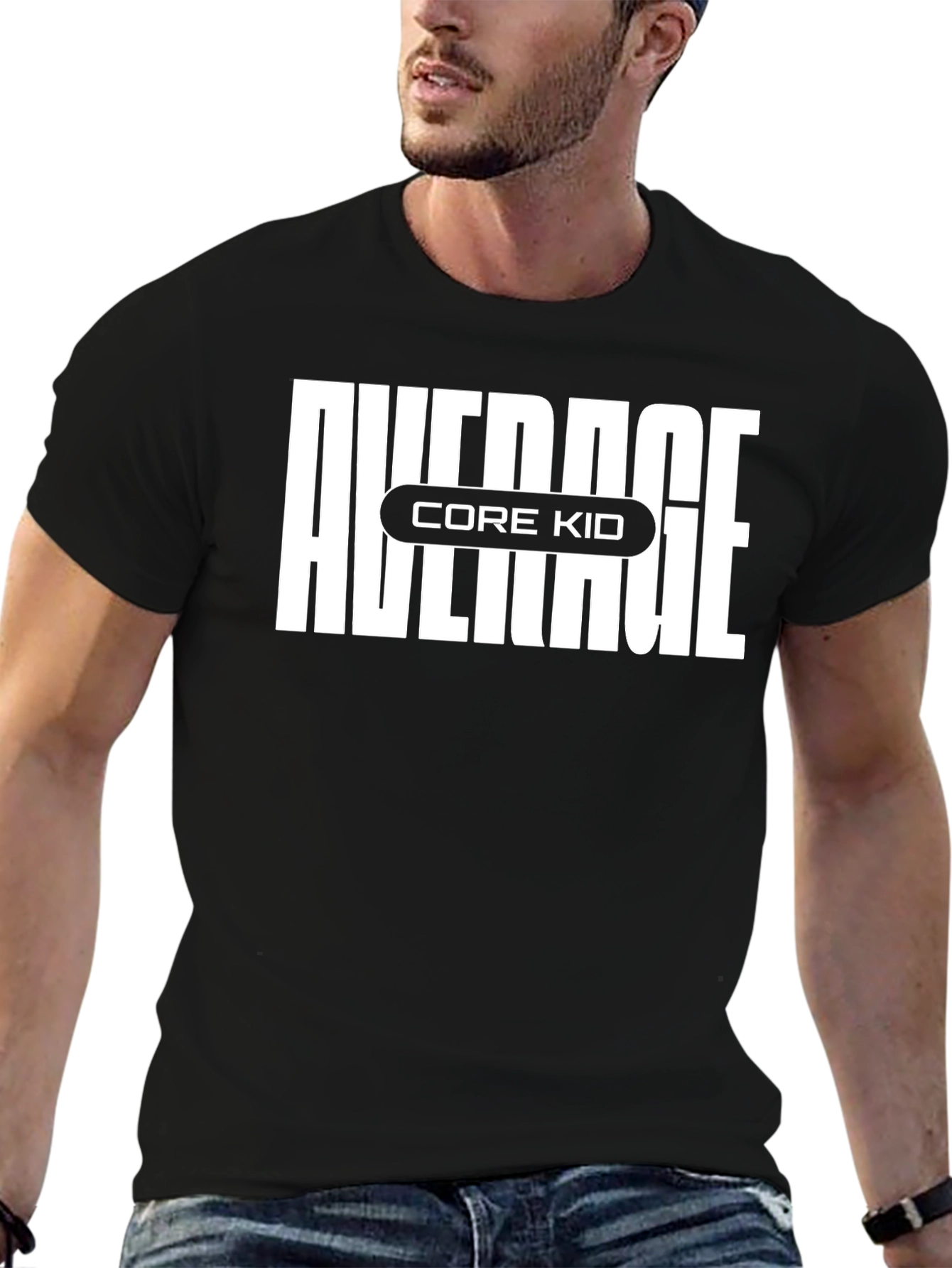 Average Core Kid Black T-Shirt