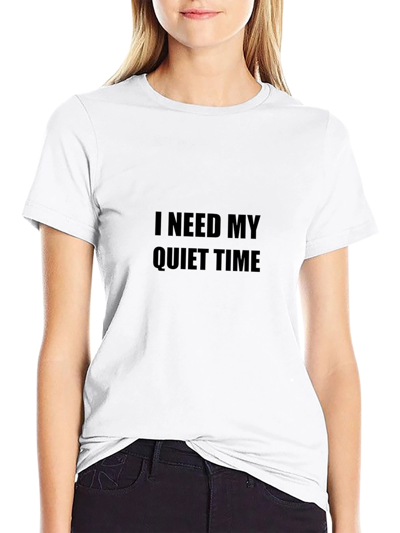 Quiet Time Black T-Shirt