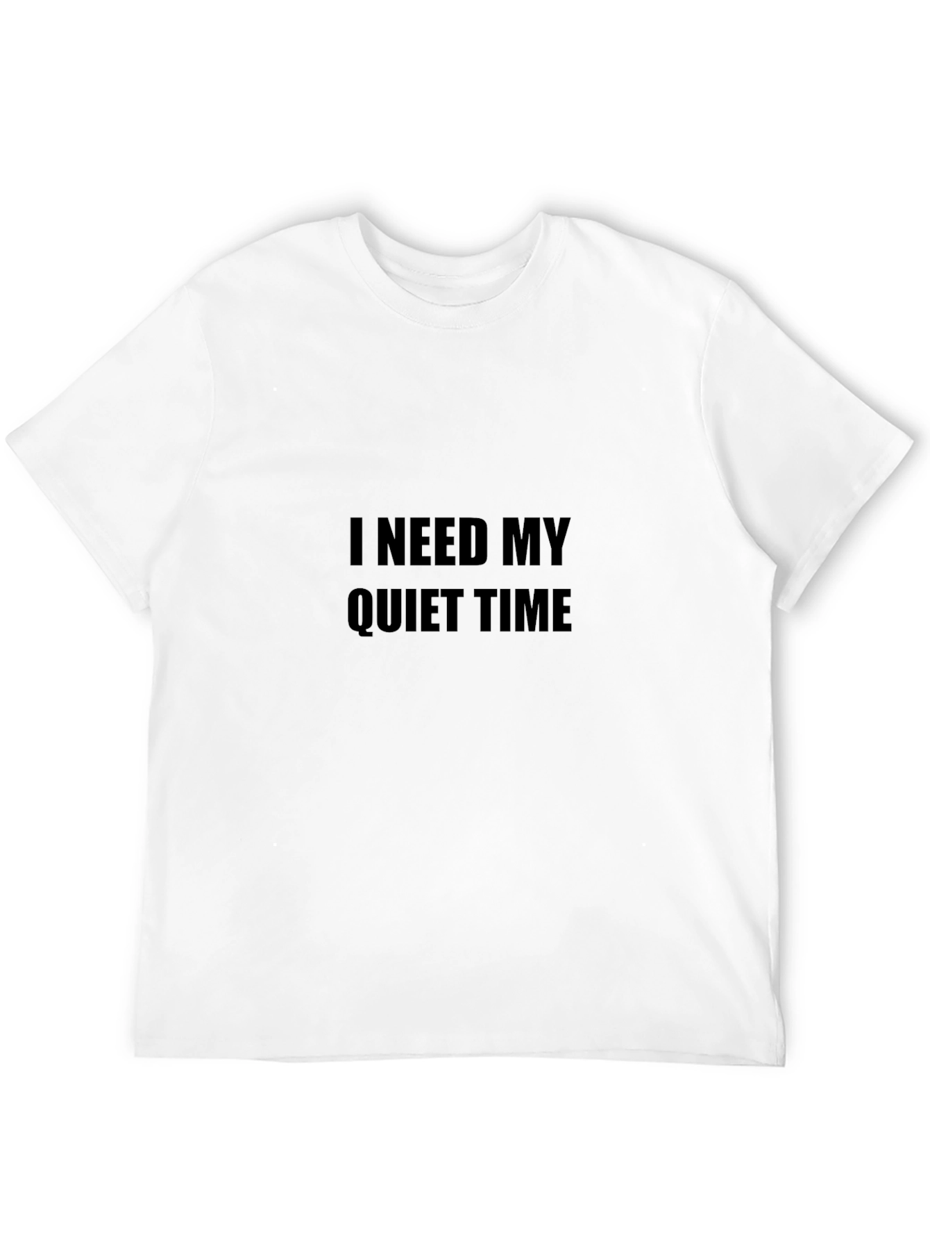 Quiet Time Black T-Shirt