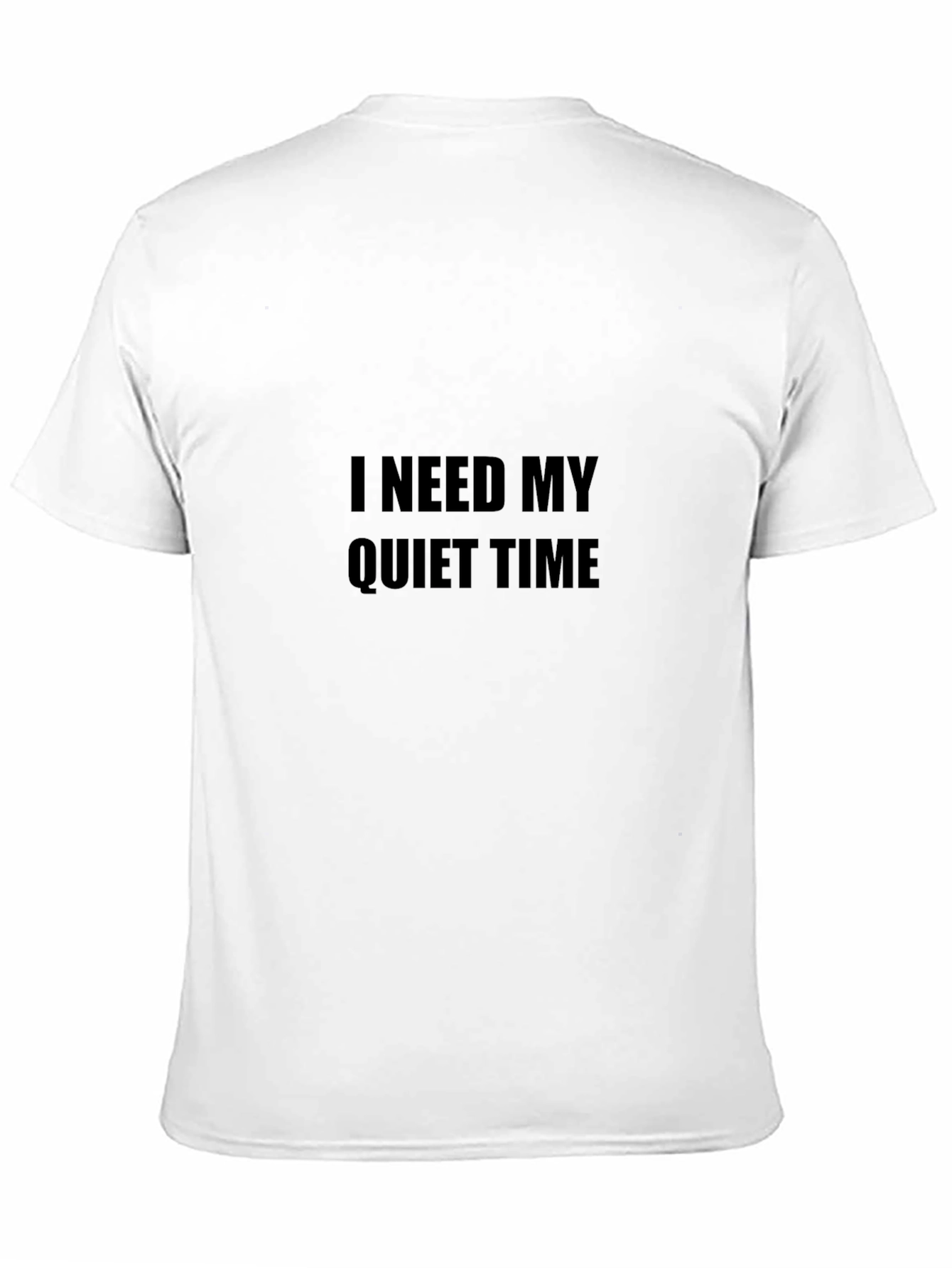 Quiet Time Black T-Shirt