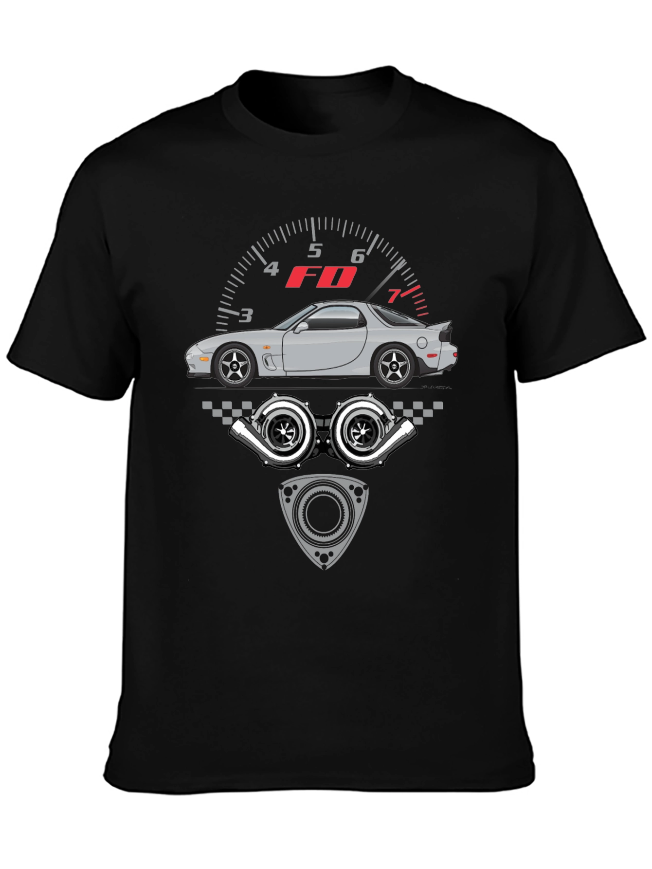 Rotary Engine FD RX-7 T-Shirt
