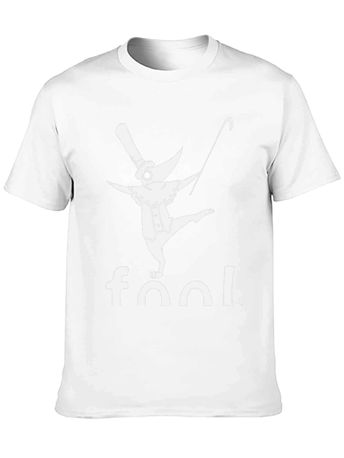 Fool Plague Doctor Black Graphic T-Shirt