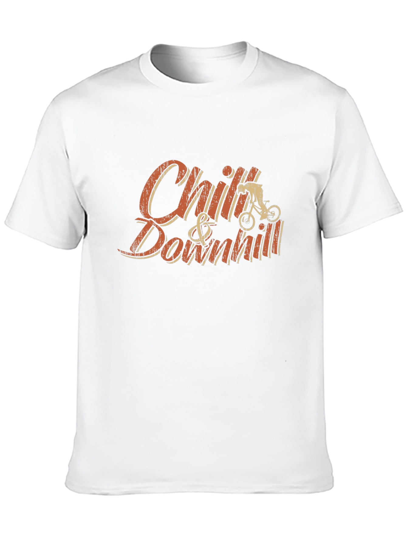 Chill & Downhill Graphic Tee - Black