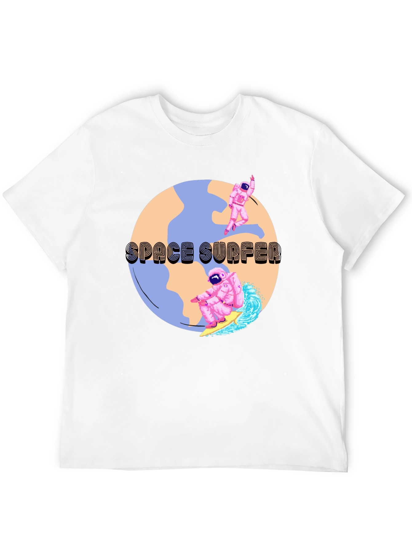 Space Surfer Graphic T-Shirt