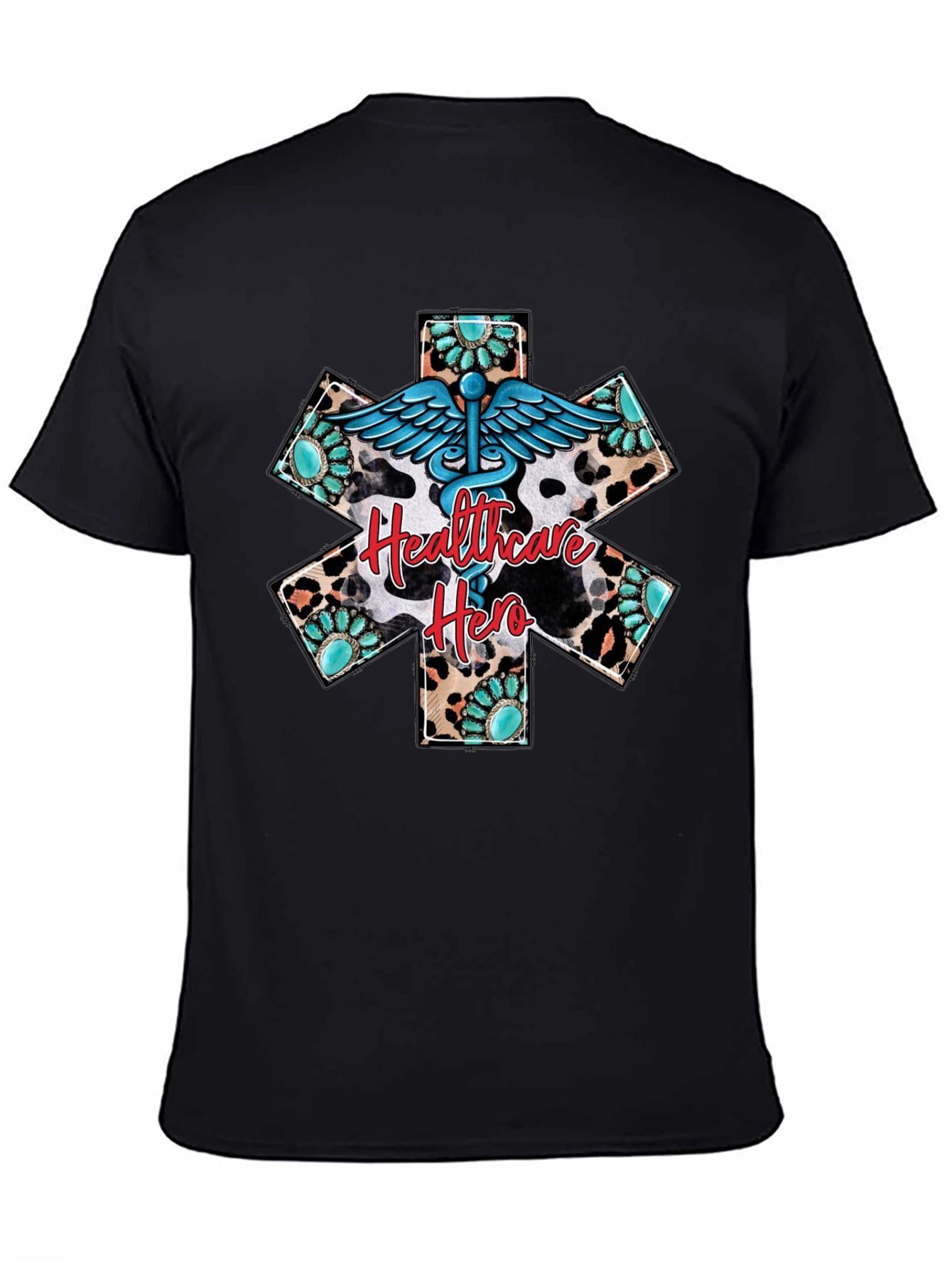 Healthcare Hero Graphic Tee - Western Style