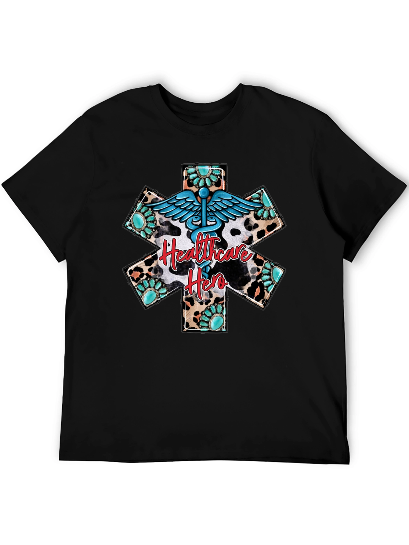 Healthcare Hero Graphic Tee - Western Style