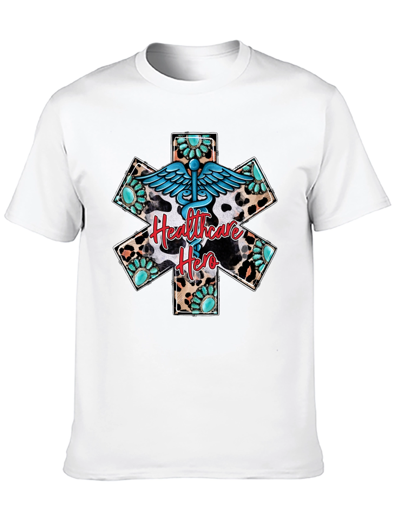Healthcare Hero Graphic Tee - Western Style