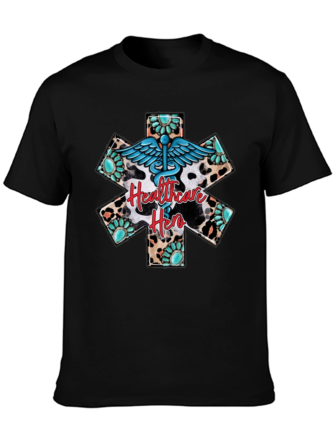 Healthcare Hero Graphic Tee - Western Style