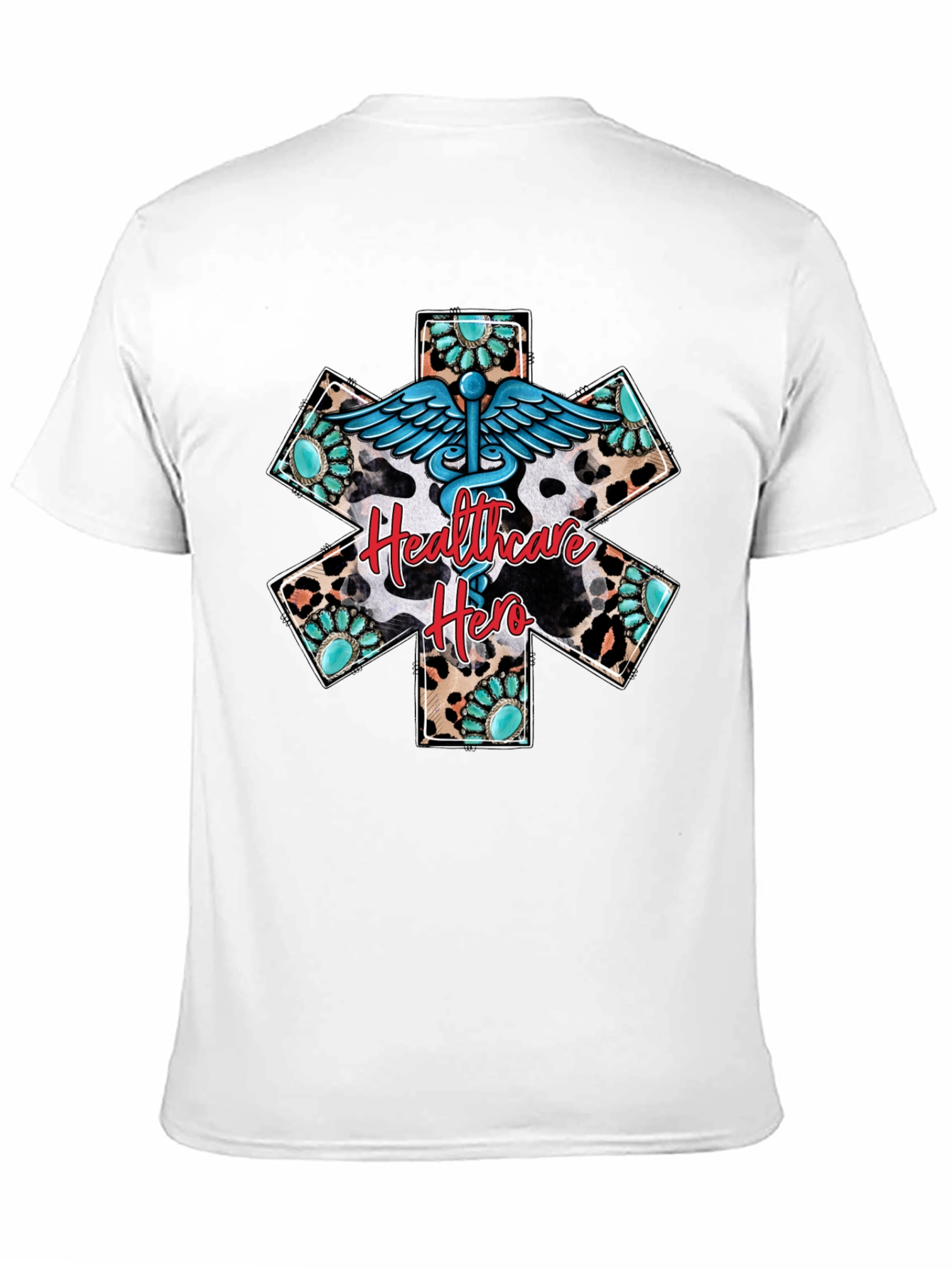 Healthcare Hero Graphic Tee - Western Style