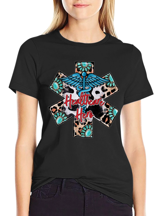 Healthcare Hero Graphic Tee - Western Style