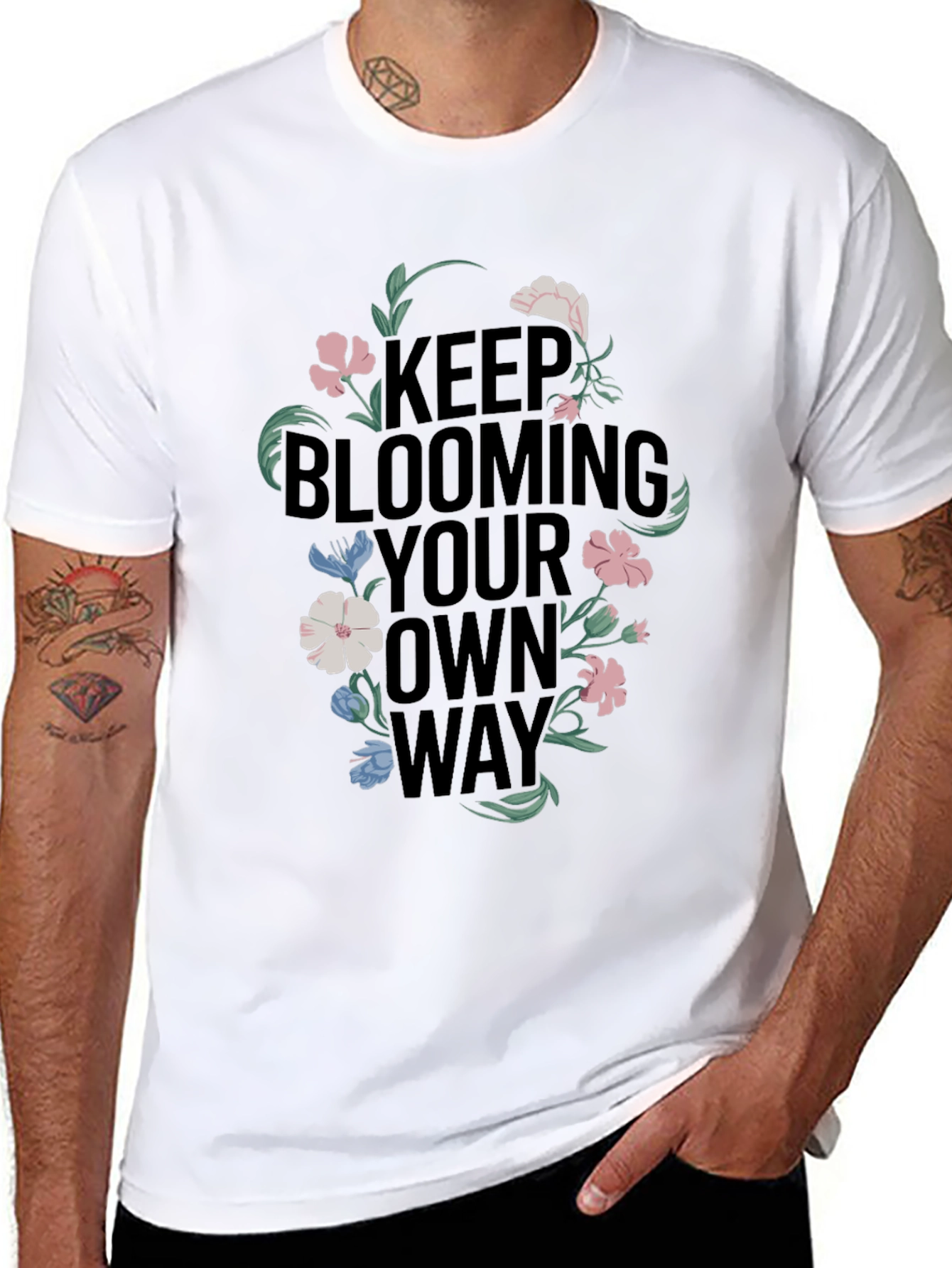 Keep Blooming Your Own Way Graphic Tee