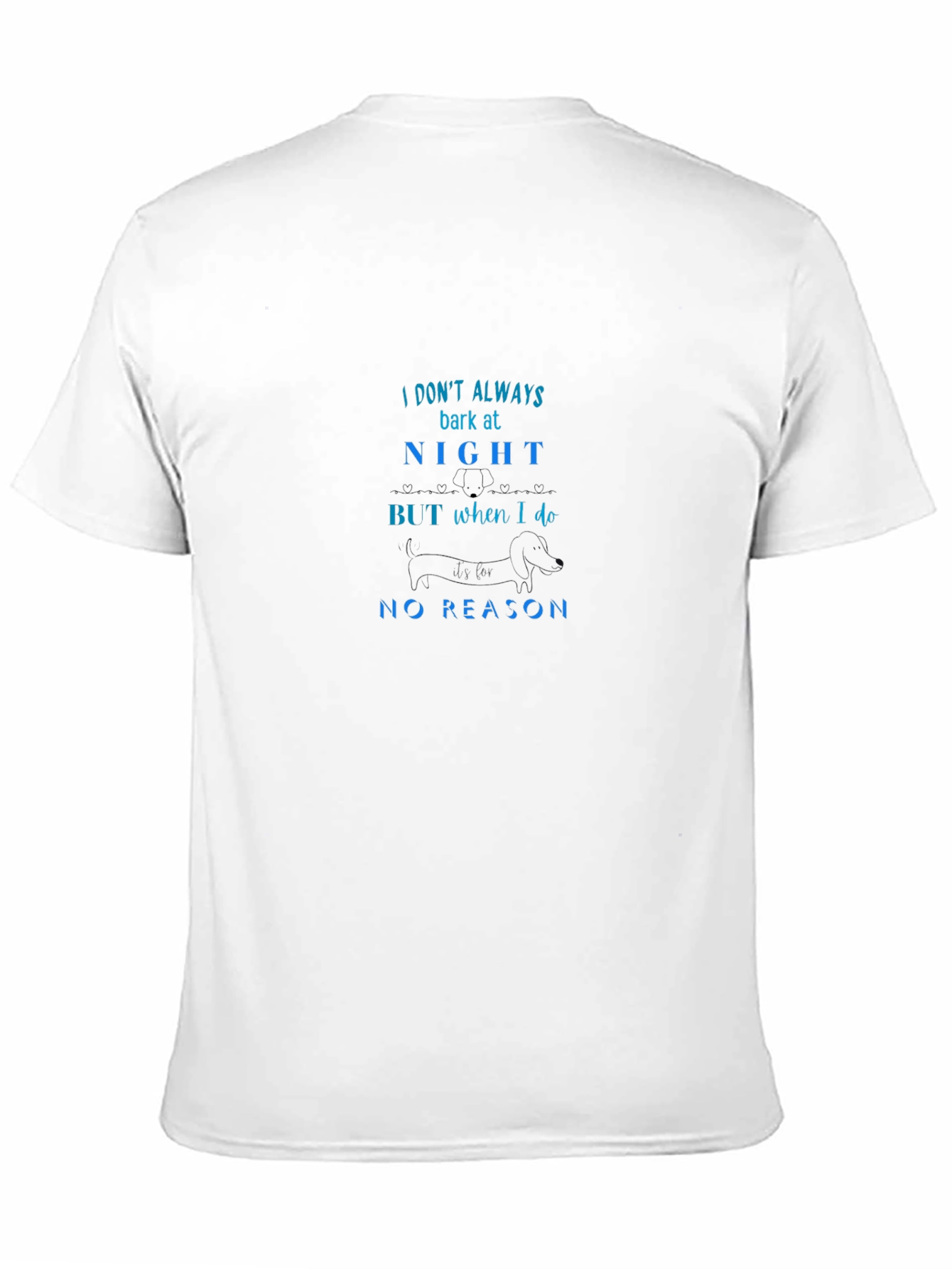 Humorous Bark at Night Graphic Tee