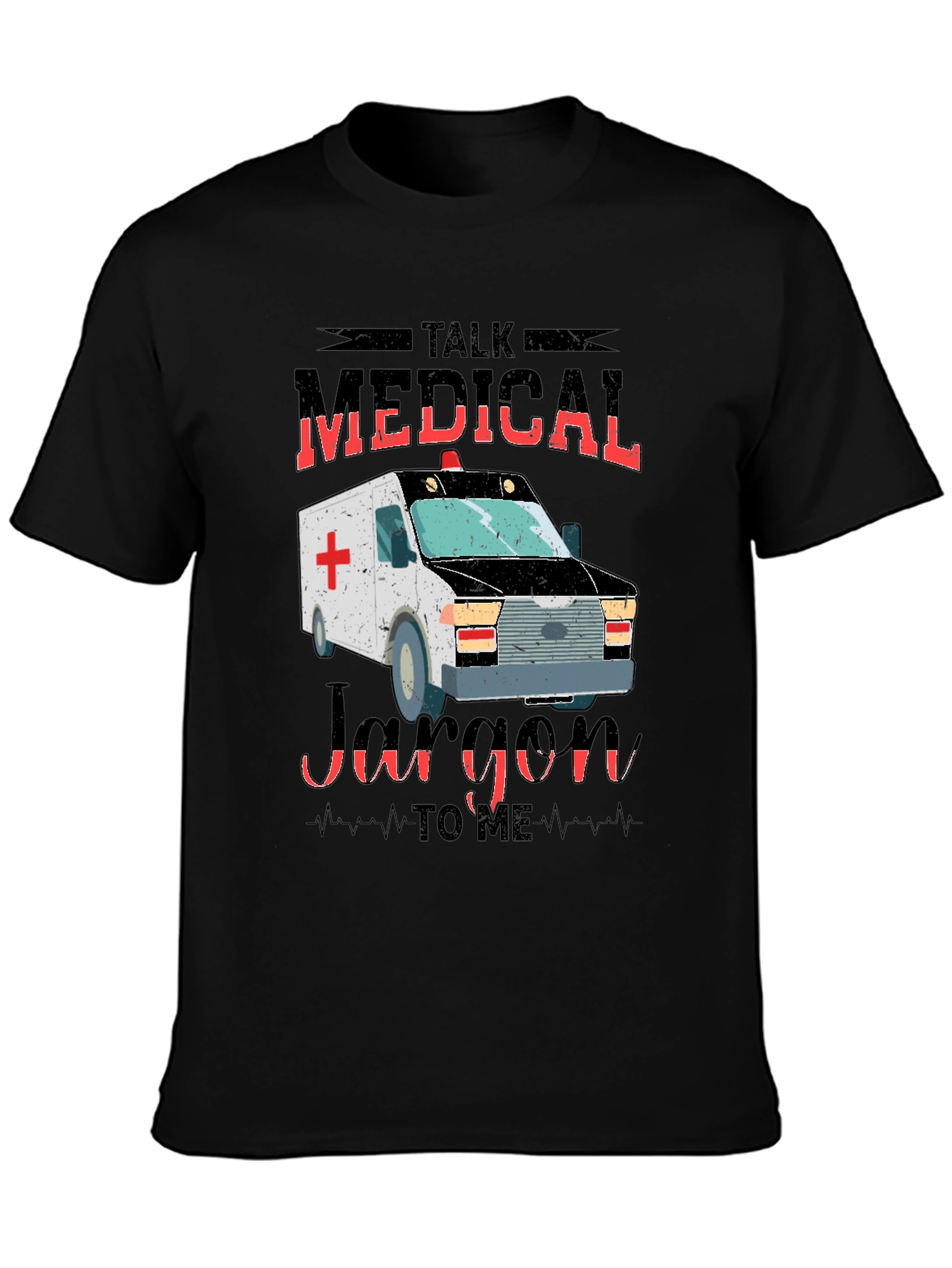 Medical Jargon Ambulance Graphic T-Shirt