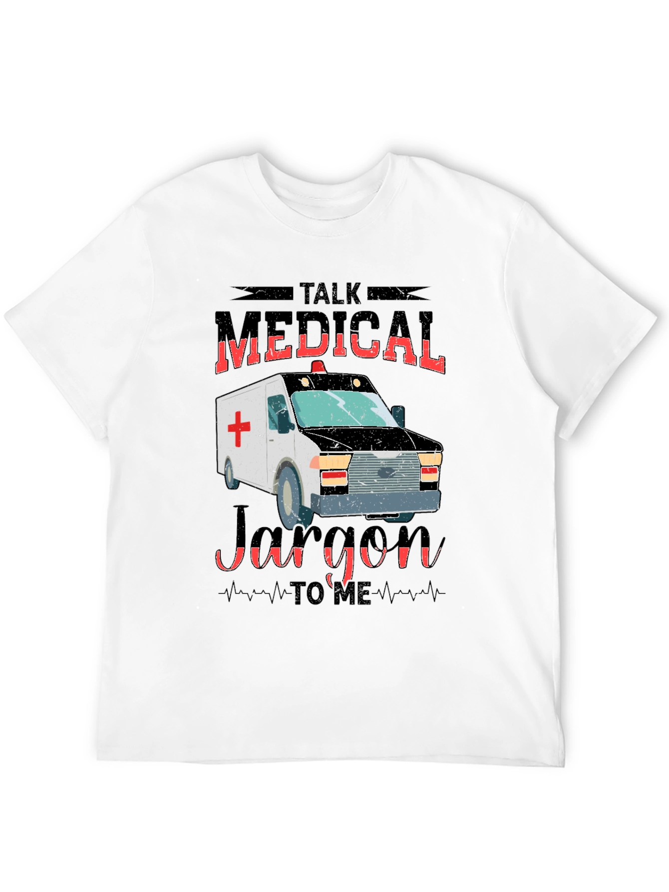 Medical Jargon Ambulance Graphic T-Shirt
