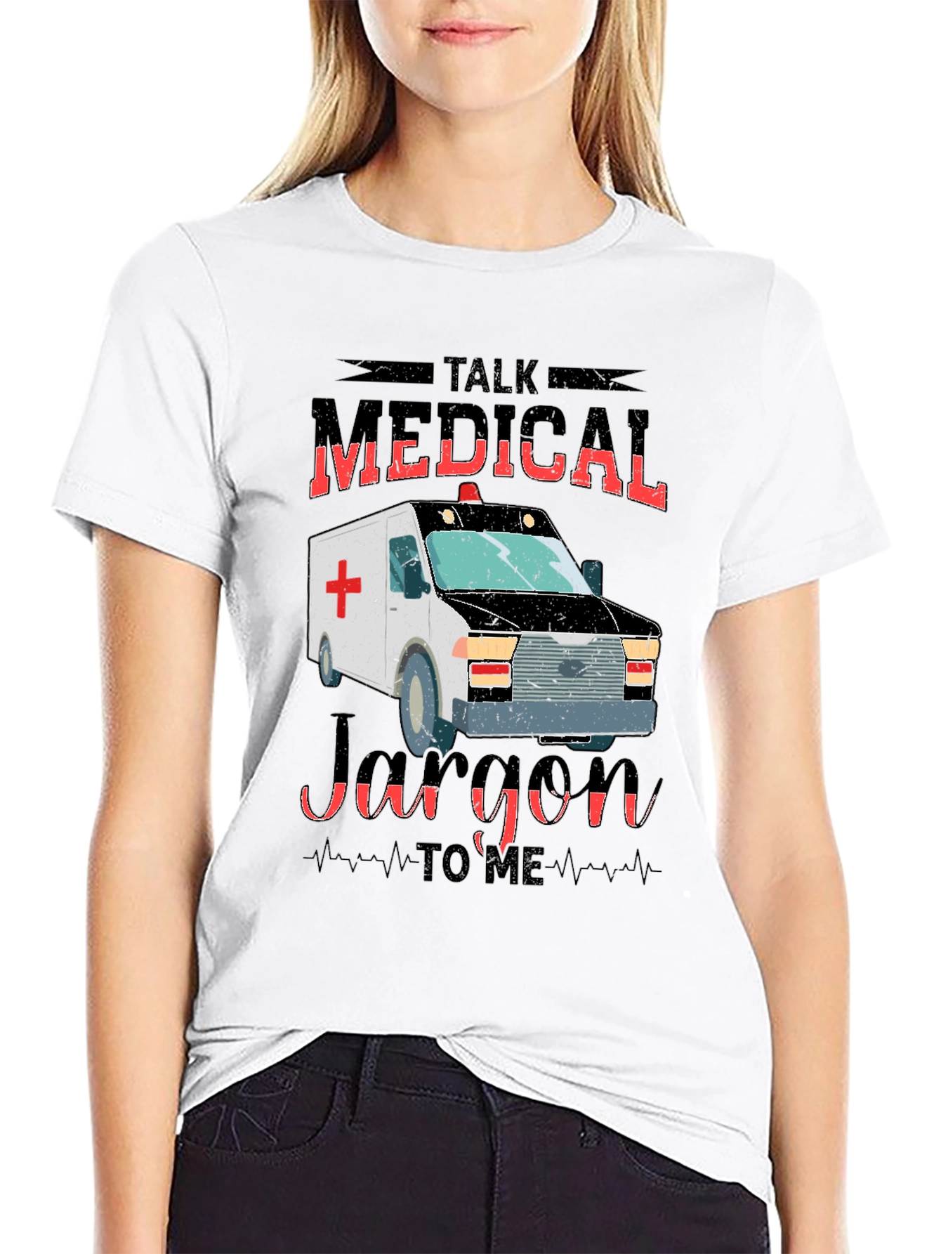 Medical Jargon Ambulance Graphic T-Shirt