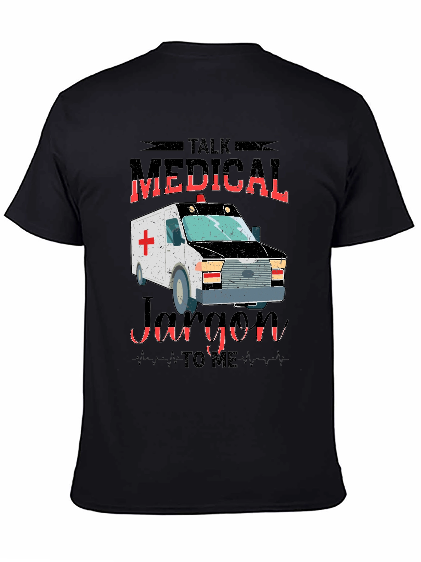 Medical Jargon Ambulance Graphic T-Shirt