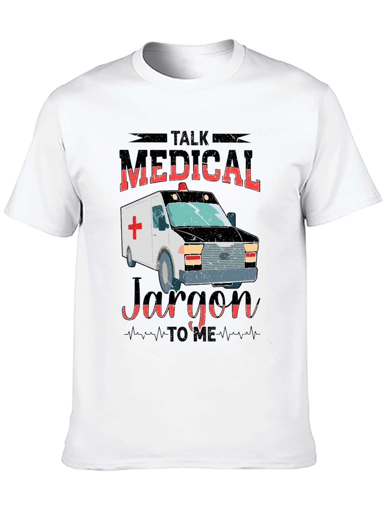 Medical Jargon Ambulance Graphic T-Shirt