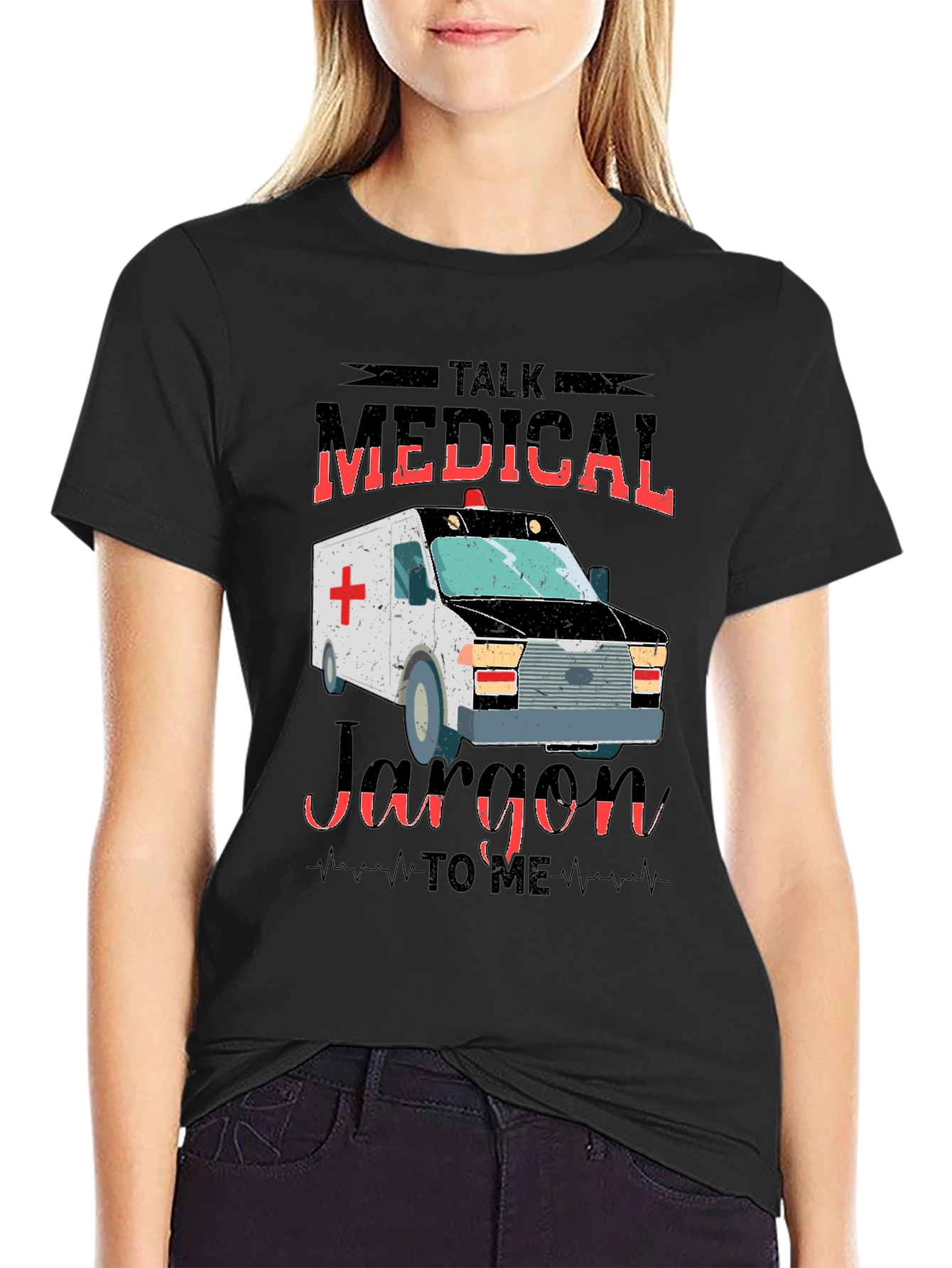 Medical Jargon Ambulance Graphic T-Shirt