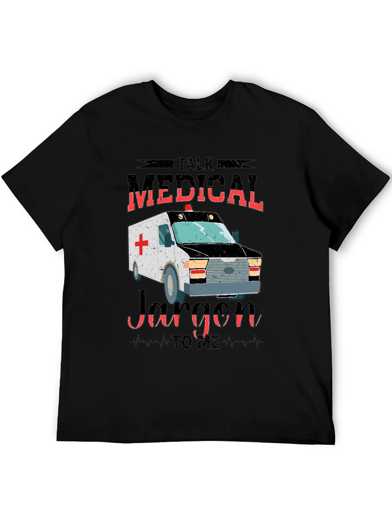 Medical Jargon Ambulance Graphic T-Shirt