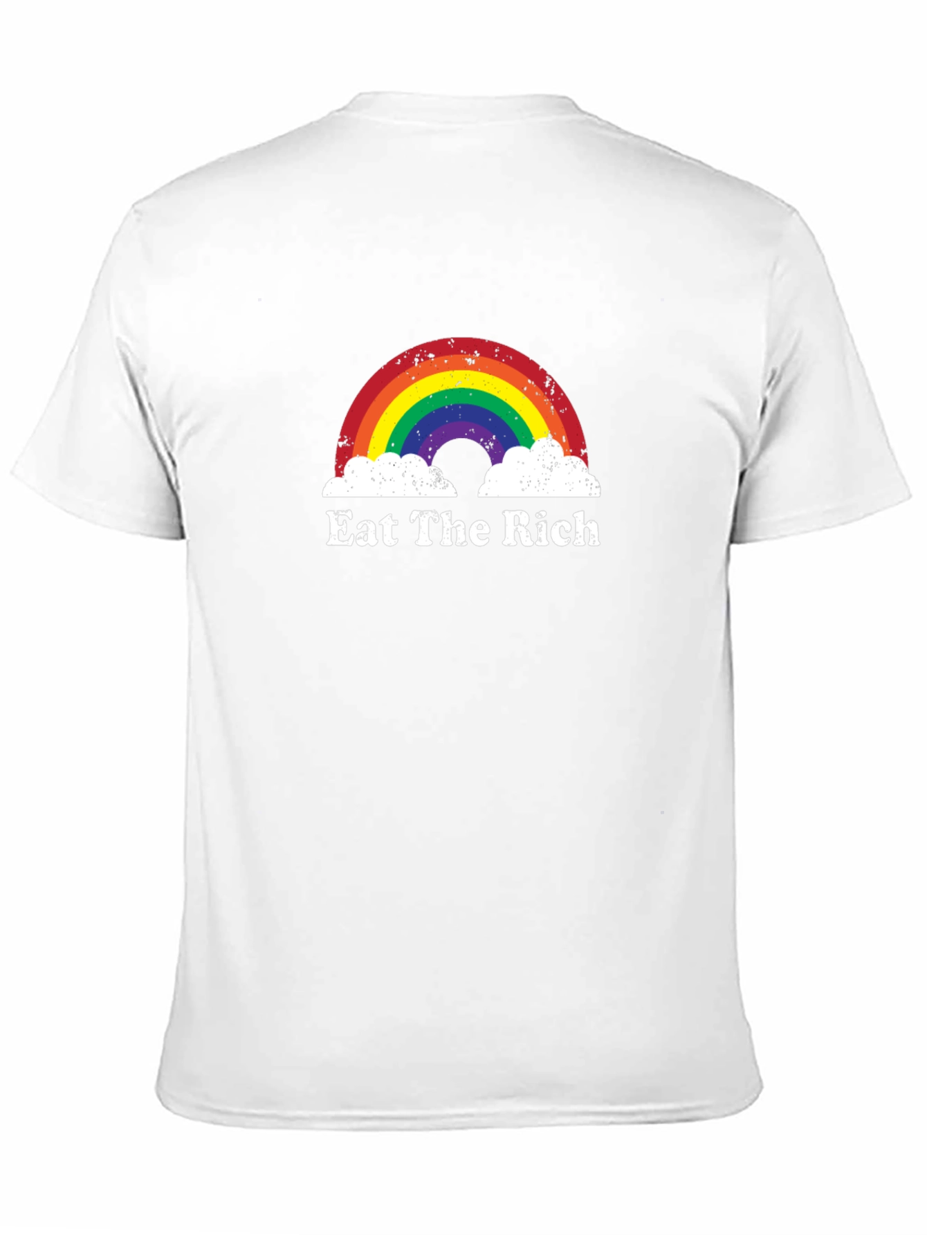 Eat The Rich Rainbow Graphic T-Shirt